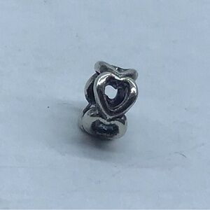 Pandora, “Open Heart Silver S925ALE, Spacer  Charm  # 790454 , S2-5